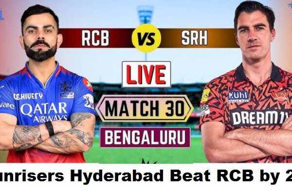 SRH vs RCB